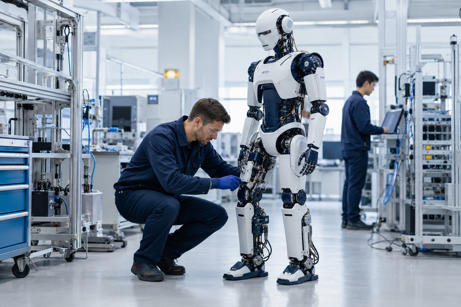 Entwicklung und Prüfung eines humanoiden Roboters
