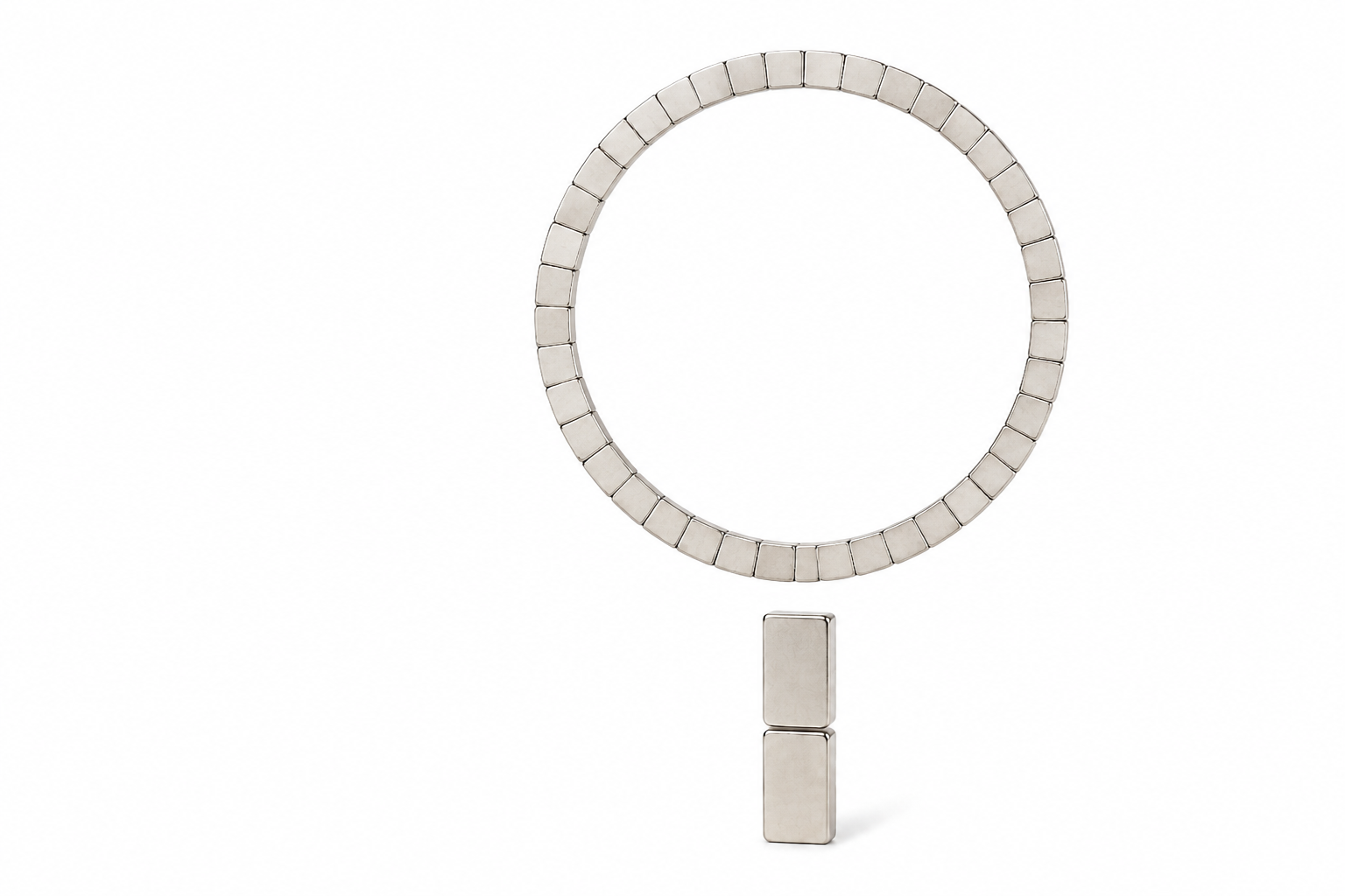 Wireless charging magnet assembly