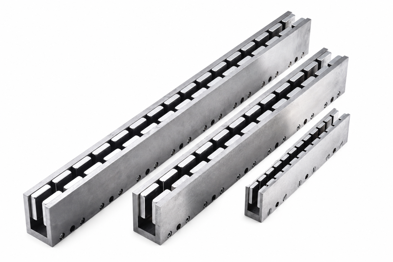 Ironless U-channel linear motor